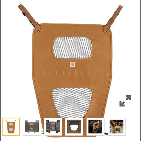 NWT Carhartt Universal nylon duck pet barrier for car travel camel model RA1439 - Picture 1 of 14